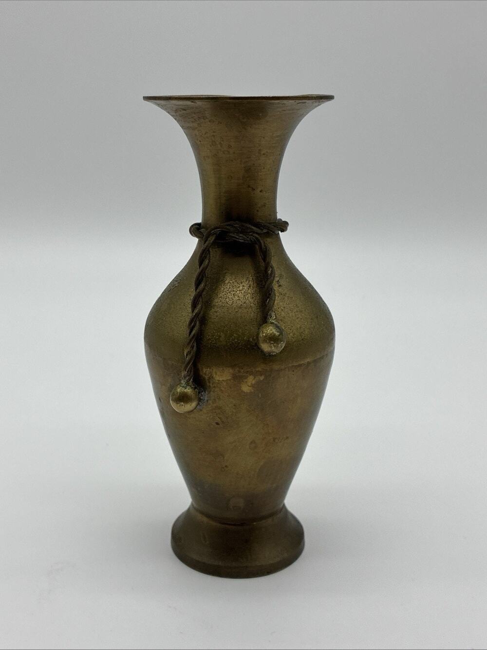 Vintage Messing Vase India Hand Made BRASS
